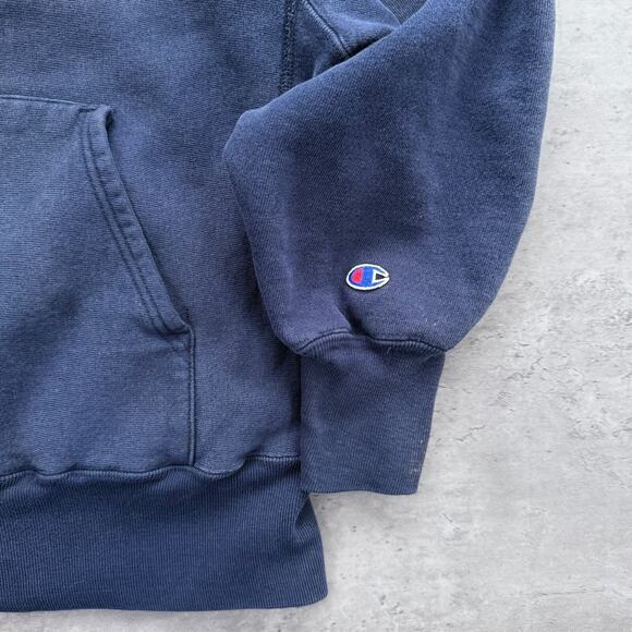 Vintage Champion Reverse Weave West Chester University Blue Hoodie - Picture 3 of 10